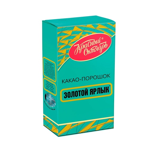 [06_01_0010] Cacao Какао "Золотой ярлык" 1/100gr 18pc /Uniconf 01/  06_01_0010