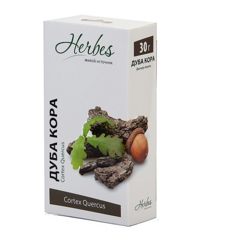 [06_52_0015] Herbes Tea Oak bark Кора дуба  1/50gr 20pc/block 5blocks/100pc/case /Herbes 52/  06_52_0015