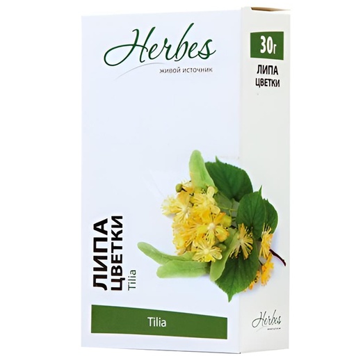 [06_52_0017] Herbes Tea Linden Липа 1/30gr 20pc/block 5blocks/100pc/case /Herbes 52/  06_52_0017