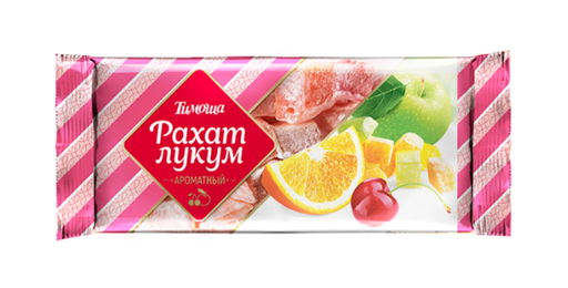[07_14_0132] Caramel Рахат-лукум "Ароматный" ассорти, мелкая нарезка 1/250gr 12pc /Timosha 14/  07_14_0132
