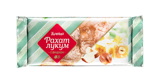 [07_14_0136] Caramel Рахат-лукум "С фундуком" 1/250gr 12pc /Timosha 14/  07_14_0136