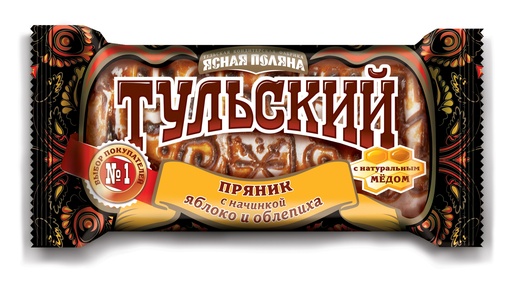 [12_01_0112] Gingerbread Пряник "Тульский" яблоко облепиха 1/130gr 24pc /Uniconf 01/  12_01_0112