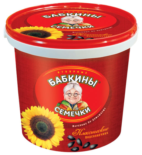 [15_22_0020] Sunflower seeds БС855 Семечки "Бабкины" семечки ведро 1/450gr 6pc /KDV 22/  15_22_0020