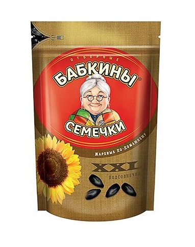 [15_22_0050] Sunflower seeds БС858 "Бабкины" XXL семечки 1/400gr 8pc /KDV 22/  15_22_0050