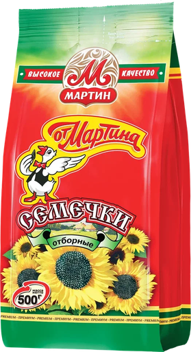 [15_25_0000] Sunflower seeds Семечки "От Мартина" отборные PREMIUM 1/500gr 10pc /Martin 25/  15_25_0000