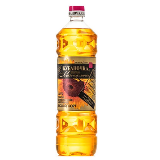 [17_99_0010] Sunflower Oil Масло "Кубаночка" подсолнечное нерафинированное  1/1L 15pc /Grand Star 99/    17_99_0010