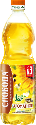 [17_99_0011] Sunflower Oil Масло "Слобода"  подсолнечное нерафинированное 1/1L 15pc /OOO GFK 99/    17_99_0011