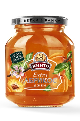 [19_29_0021] Jam Джем абрикос «КИНТО» 1/400gr 6pc /Darsil 29/   19_29_0021