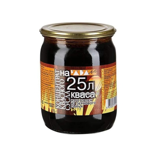 [19_46_0011] Concentrate (extract) Концентрат квасного сусла банка 1/650gr 8pc /ProdPischProm 46/   19_46_0011