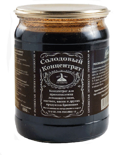 [19_46_0020] Concentrate (extract) Концентрат ячменно-солодовый (виски) банка 1/680gr 8pc /RusKvas 46/ 19_46_0020   19_46_0020