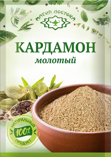 [20_27_0071] Seasonings М03827 Кардамон молотый 1/10gr 40pc /Magiya Vostoka 27/   20_27_0071