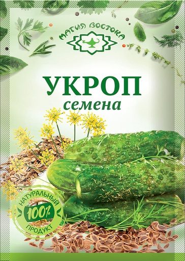 [20_27_0081] Seasonings М03876 Семена укропа 1/10gr 40pc /Magiya Vostoka 27/   20_27_0081