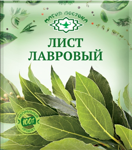 [20_27_0171] Seasonings M03352 Лист лавровый сухой Экстра 1/15g 50pc /Magiya Vostoka 27/   20_27_0171