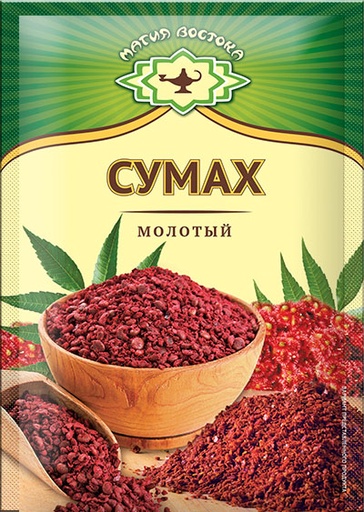[20_27_0184] Seasonings М23506 Сумах (молотый) 1/10gr 40pc /Magiya Vostoka 27/   20_27_0184