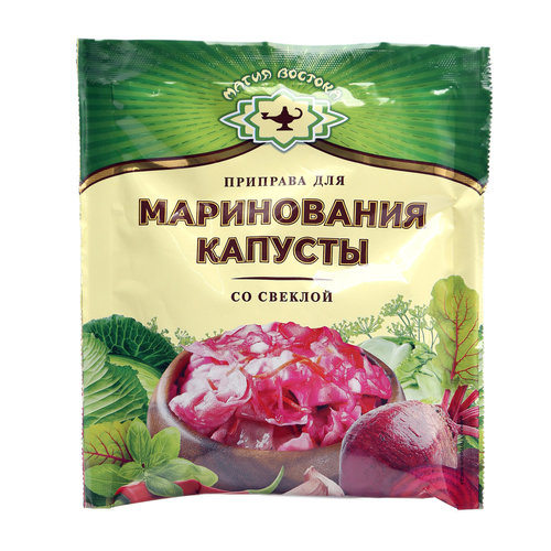 [20_27_0251] Seasonings M23522 Приправа для маринования капусты со свеклой 1/50gr 15pc /Magiya Vostoka 27/   20_27_0251