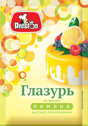 [20_27_0650] Seasonings 58500 Глазурь с ароматом лимона 1/050gr 20pc /Magiya Vostoka 27/   20_27_0650