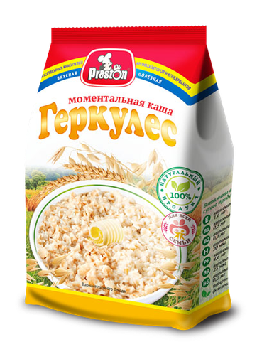 [21_27_0255] Porridge М39265 Каша овсяная Геркулес быстрого приготовления "Preston" 1/160gr 8pc /Magiya Vostoka 27/   21_27_0255