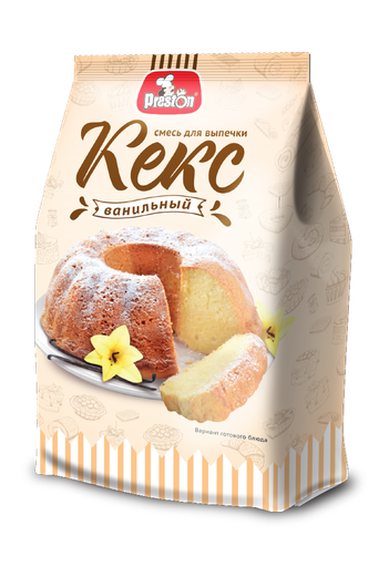 [21_27_0271] Baking mix Preston M39269 Смесь для выпечки "Кекс Ванильный" "Preston" 1/300gr 7pc /Magiya Vostoka 27/   21_27_0271