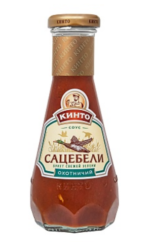 [23_29_0030] Tomato sauce "Кинто" Соус томатный "Сацебели охотничий" 1/300gr 6pc /Darsil 29/   23_29_0030
