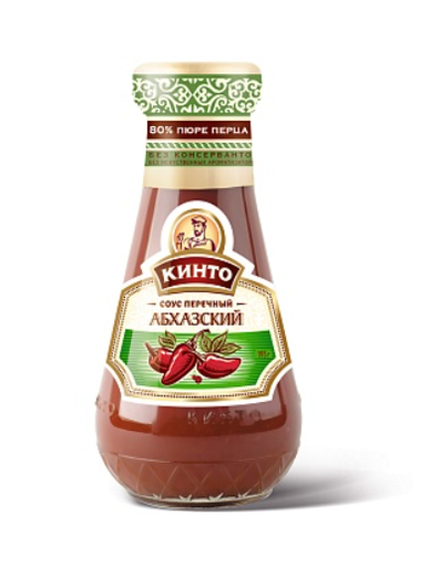 [23_29_0126] Sauce "Кинто" Соус перечный "Абхазский" 1/195gr 6pc /Darsil 29/   23_29_0126