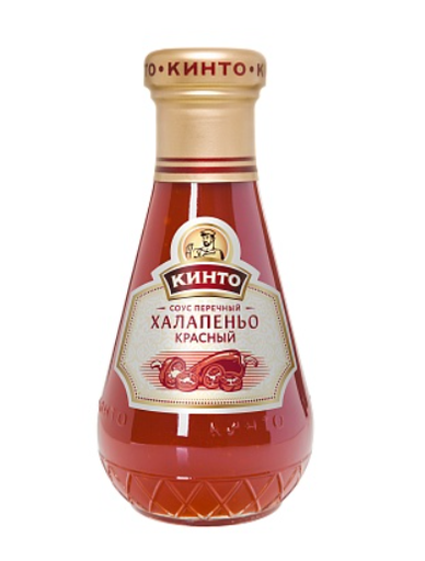 [23_29_0134] Sauce "Кинто" Соус перечный "Халапеньо красный" 1/195gr 6pc /Darsil 29/   23_29_0134