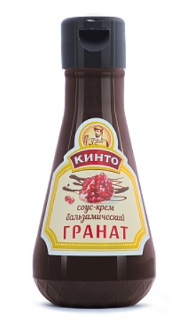 [23_29_0137] Sauce "Кинто" Соус-крем бальзамический Гранат 1/200gr 6pc /Darsil 29/   23_29_0137