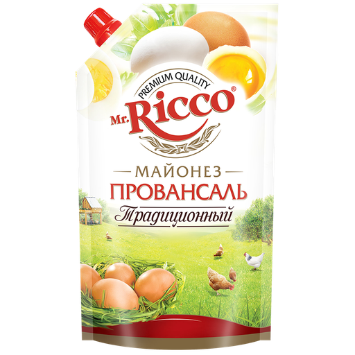 [28_59_0012] Mayonnaise  Майонез (Mr. Ricco) Провансаль (67% жирн) 1/375gr 1/400ml 22pc (НВ) /Mr. Ricco 59/  28_59_0012