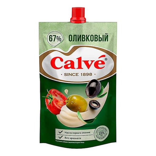 [28_60_0013] Mayonnaise  Майонез  (Calve) оливковый 67% с дозатором 1/700gr 15pc /Calve 60/  28_60_0013