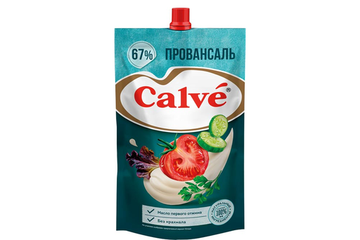 [28_60_0014] Mayonnaise  Майонез  (Calve) провансаль 67% 1/400gr 24pc/Calve 60/  28_60_0014